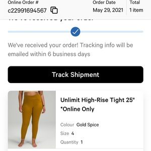 COPY - Lululemon Unlimit High Rise Tight